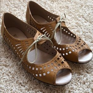 Restricted Leather Flats